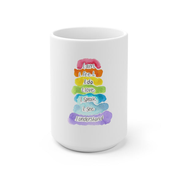Chakras ceramic mug